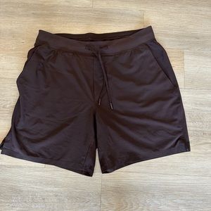 Men’s Lululemon Brown Athletic Shorts XL 7” Inseam